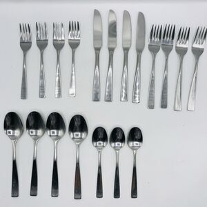 19 Pc Lot Stanley Roberts Stainless Korea Flatware Fork Spoon Knife